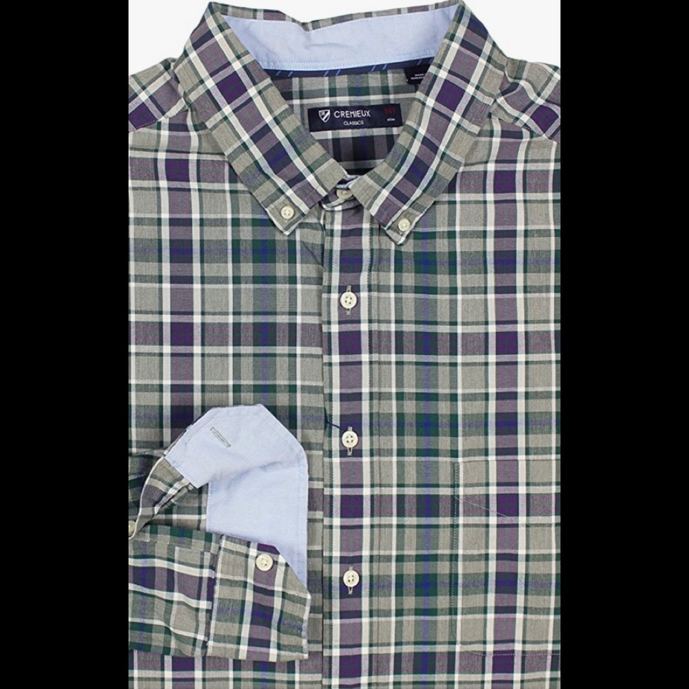 Cremieux Men's Long Sleeve Oxford Shirt